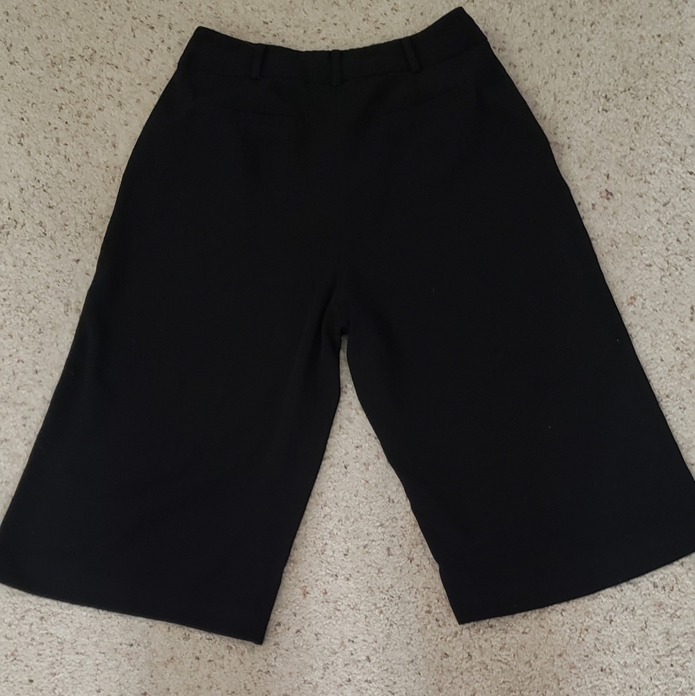 Nicole dressy black culottes, 10. EUC.